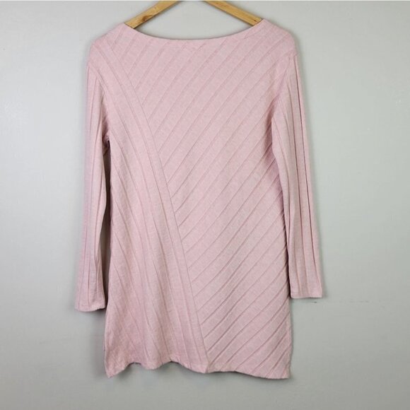 Maeve by Anthropologie Brushed Knit Long Sleeve Top Pink S - Picture 4 of 12